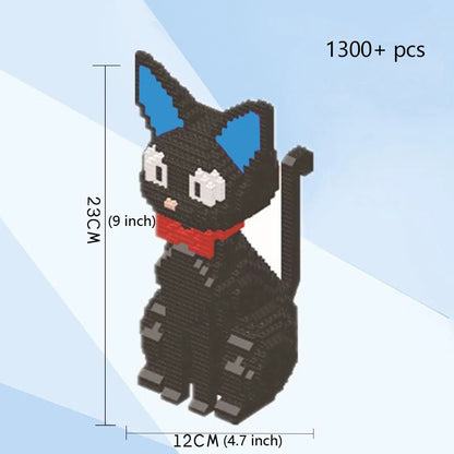 Dog Model Mini Building Block Toy Set