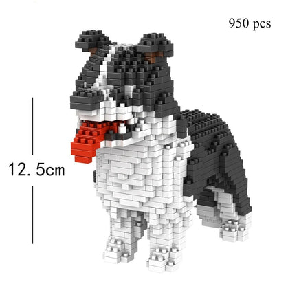 Dog Model Mini Building Block Toy Set