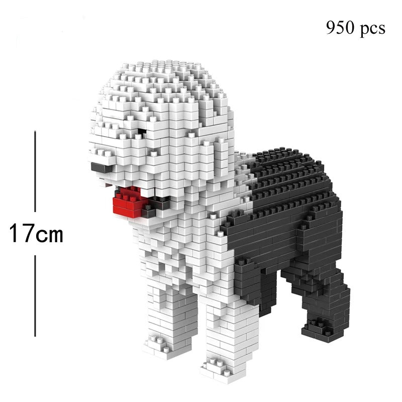 Dog Model Mini Building Block Toy Set